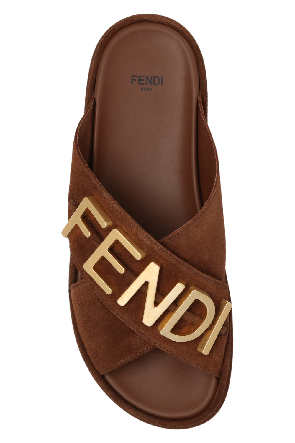 Fendi cross slides hot sale